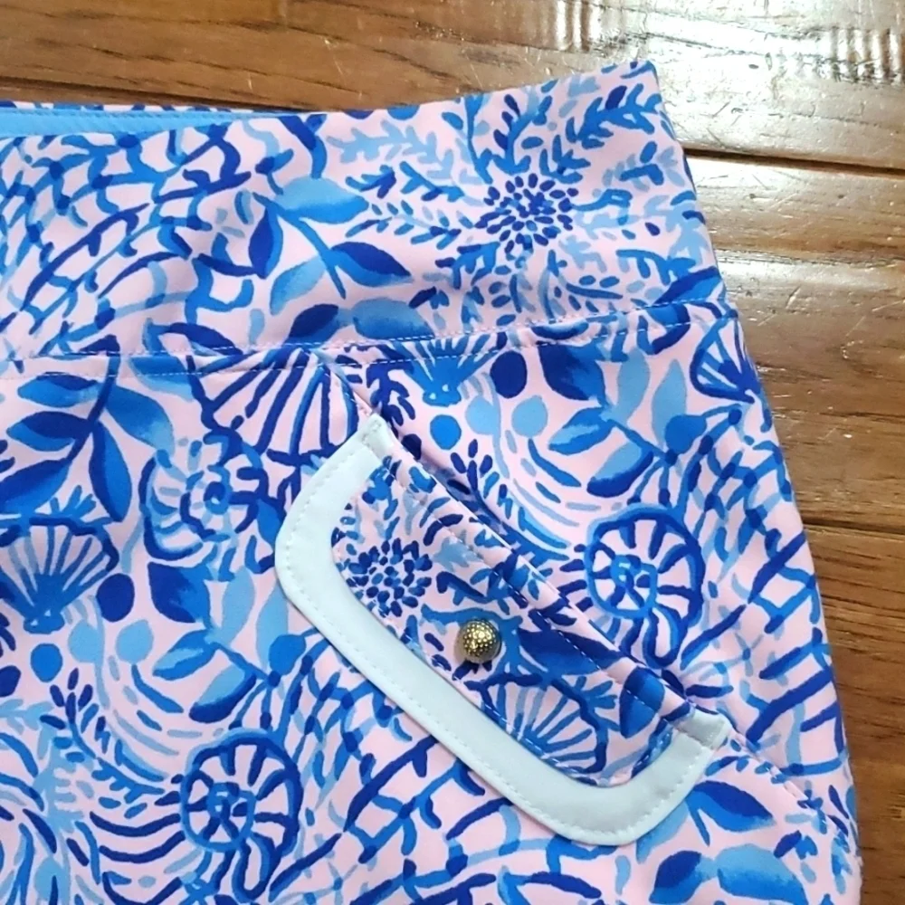 Lilly Pulitzer High Tides Good Vibes Monica Luxletic athletic skort
